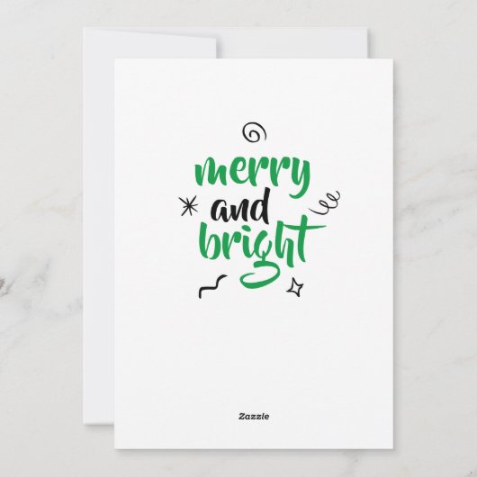 グリーンホリデイCaにスクライブリーテキサス州クリスマスツリー シーズンカード (裏面)