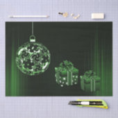 グリーンホリデークリスマスオーナメントティッシュペーパー 薄葉紙 (クラフト)