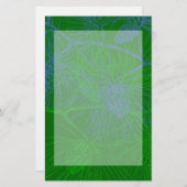 グリーンホリデーパインパターン平文具 便箋 (正面/裏面)