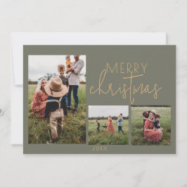 グリーンホリデーメリークリスマスカード シーズンカード