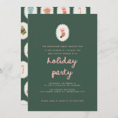 グリーンホリデーモダンフェスティバルクリスマスパーティー 招待状 (正面/裏面)