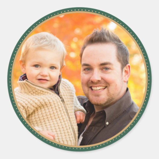 グリーンホリデー写真シール ラウンドシール (正面)