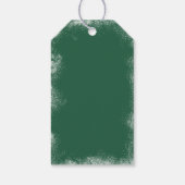 グリーンホリモダンーエレガントベリークリスマス ギフトタグ (裏面)