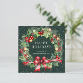 グリーンホリーベリーボタニカルリース事業 シーズンカード (スタンド正面)