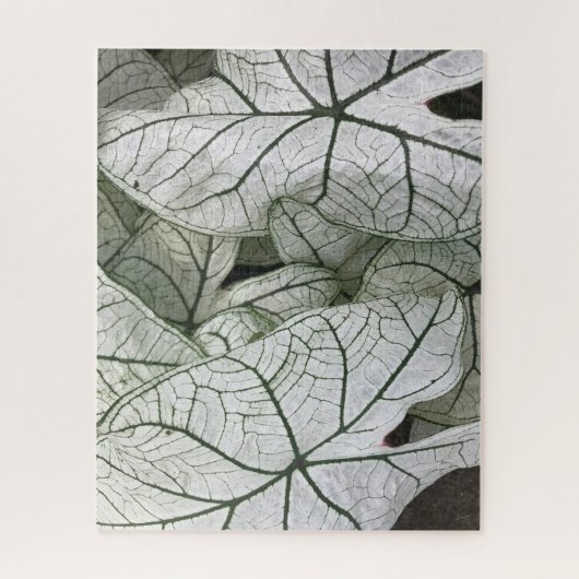 グリーンホワイトカラジ離れウム ジグソーパズル (縦)