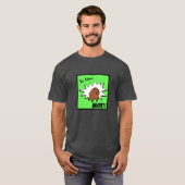グリーンホワイトヨーマンマグショット漫画 Tシャツ (正面フル)