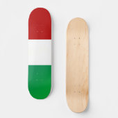 グリーンホワイトレッドスケートボード スケートボード (正面)