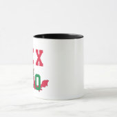グリーンホワイトレッドメキシコ国旗の国プライド マグカップ (中央)