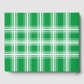 グリーンホワイト写真卒業パーティー ゲストブック (裏面)