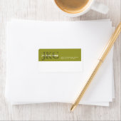 グリーンホワイト3イニシャル事業出荷ラベル ラベル (インサイチュ)