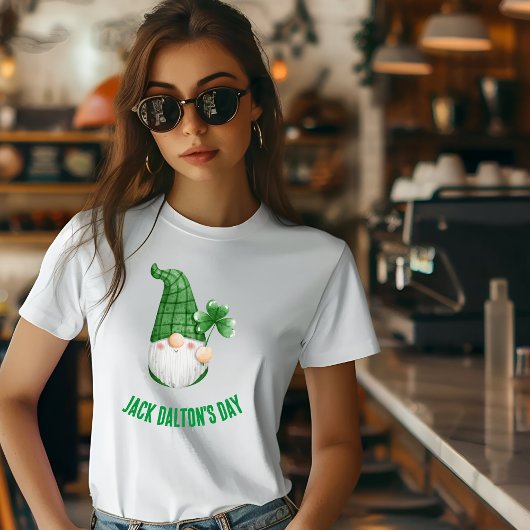 グリーンホワモダンイトイラストレーションジャックダルトンの日 Tシャツ