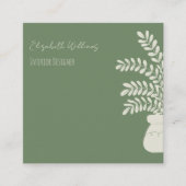 グリーンホームモダンステージャ連絡カード スクエア名刺 (正面)