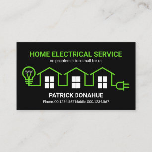 グリーンホーム電気配線回路電気技師 名刺