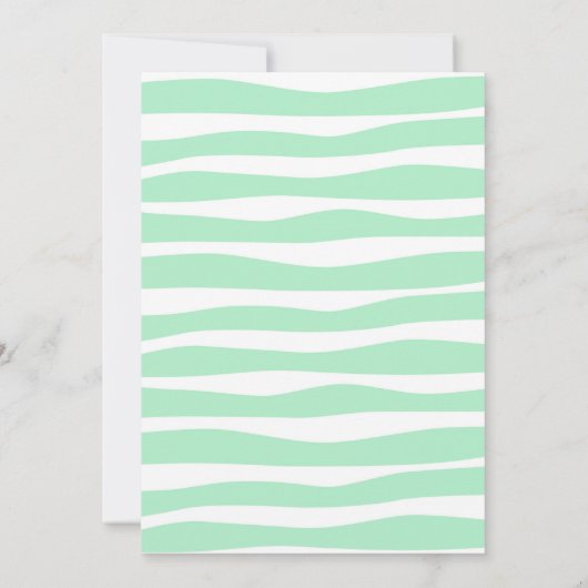 グリーンホールラマおもしろい誕生日招待状 招待状 (裏面)