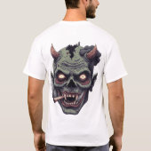 グリーンホーンズモンスターグラフィック Tシャツ (裏面)