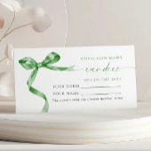 グリーンボウキャンディスシャワーゲームカードの数 プレイスカード