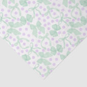 グリーンボウズ & パープルドット 薄葉紙 (詳細)