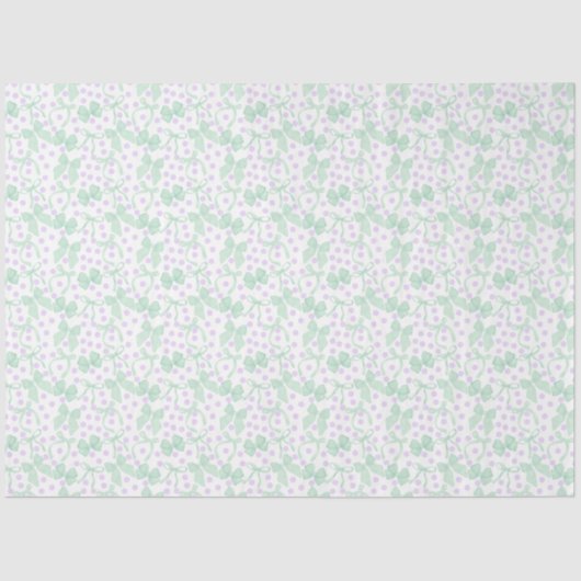 グリーンボウズ & パープルドット 薄葉紙 (正面)