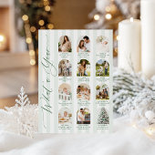 グリーンボウ ワット・ア・イヤー レビュー 月別フォトコラージュ シーズンカード