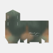 グリーンボグラデーションーホミニマル結婚式の引き出物ボックス フェイバーボックス (折り畳みなし)