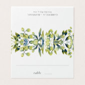 グリーンボタニカルウォーターカラーグリーンリー座席表 (外部フラット)