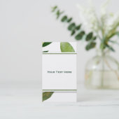 グリーンボタニカルグラムプラントシッ離れチック 名刺 (スタンド正面)