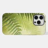 グリーンボタニカルシダの葉 iPhone/iPadケース iPhoneケース (裏面横)