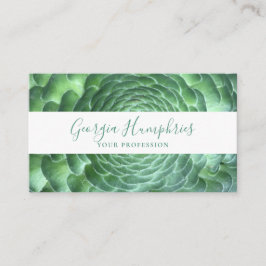 グリーンボタニカルビジネスカード 名刺