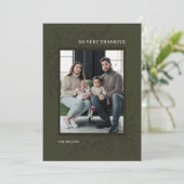 グリーンボタニカルフレーム感謝記念撮影カード シーズンカード (スタンド正面)