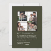 グリーンボタニカルフレーム感謝記念撮影カード シーズンカード (裏面)