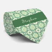 グリーンボタニカルモノグラム ネクタイ (ロール)