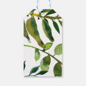 グリーンボタニカル グラム プラント リーフ エレガント ウェディング ギフトタグ (裏面)
