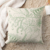 グリーンボタニック クッション (ブランケット)