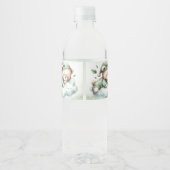 グリーンボホスリーピングテディベアキュートパーティー ペットボトルラベル (裏面)