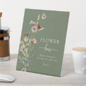 グリーンボホフラワーバー標識 台座サイン (インサイチュ)