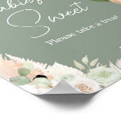 グリーンボホベアバルーンベビーは甘い ポスター (角)