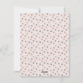 グリーンボホ水玉模様クラシッククリスマス写真 シーズンカード (裏面)