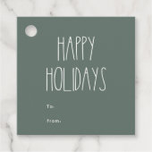 グリーンボホ水玉模様ハッピーホリデイズスクエアトゥーfrom フェイバータグ (正面)