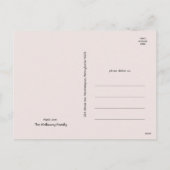 グリーンボホ水玉模様ハッピーホリデーズスリーフォト シーズンポストカード (裏面)