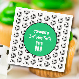 グリーンボーイ サッカー 誕生日パーティー スタンダードカクテルナプキン