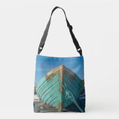 グリーンボートボウクロスオーバートート クロスボディバッグ (裏面)