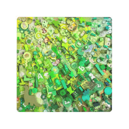 グリーンボードゲームコンポーネント メタルプリント