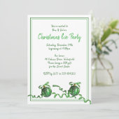 グリーンボールスクリスマスホリデーハウスパーティー 招待状 (スタンド正面)
