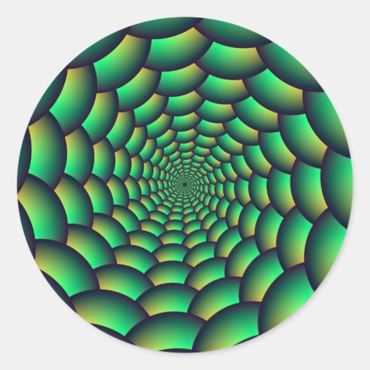 グリーンボールスパイラルトンネル ラウンドシール (正面)