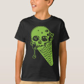 グリーンポイズンアイスクリームコーンTシャツ Tシャツ (正面)