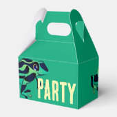 グリーンポイズンダーツカエルのギフトボックス フェイバーボックス (正面サイド)