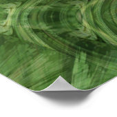 グリーンポスターの色合い～プリント ポスター (角)