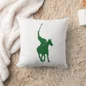 グリーンポロプレーヤーピロー クッション (ブランケット)