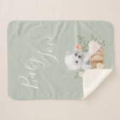グリーンポーラベアベビーラブ シェルパブランケット (正面(横))