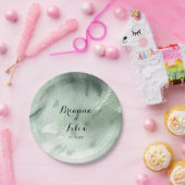 グリーンマウンテンカントリーウェディングケーキ紙プレート ペーパープレート (パーティー)